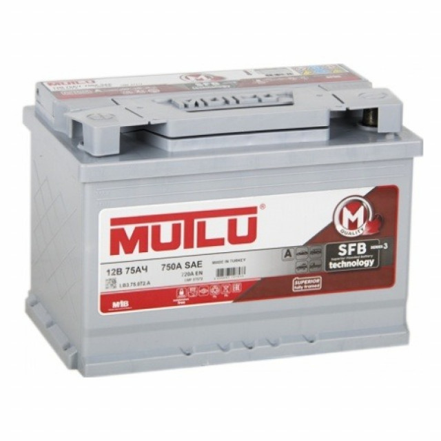 MUTLU 75 L3.75.072.B  MUTLU -12V 75 Ah 720 (EN)
