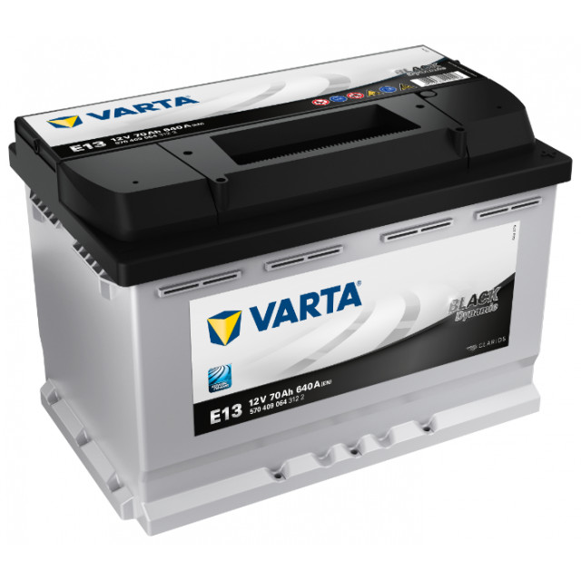 VARTA 70e 570 409 064 Black dynamic-70Ач (E13)