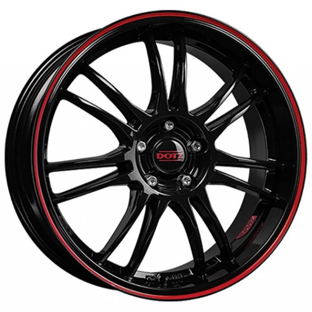 Dotz Shift 8x18/5x114.3 D71.6 ET48 Pinstripe Red