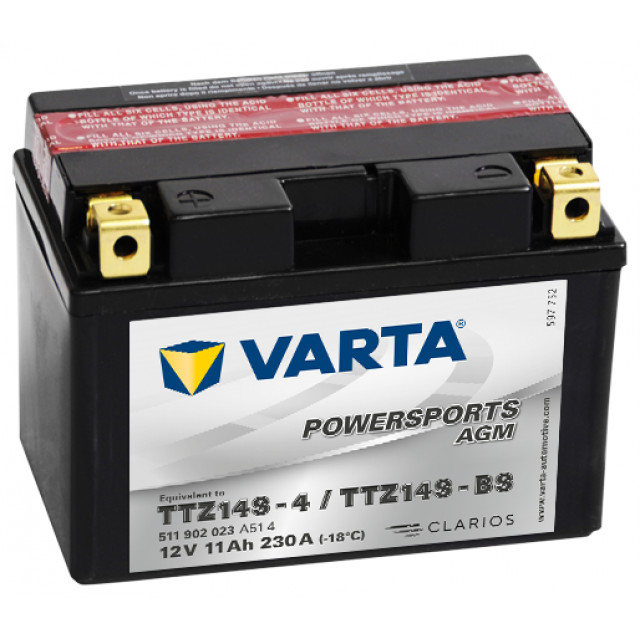 VARTA 11Ah Varta 12V 511 902 023 A514  AGM