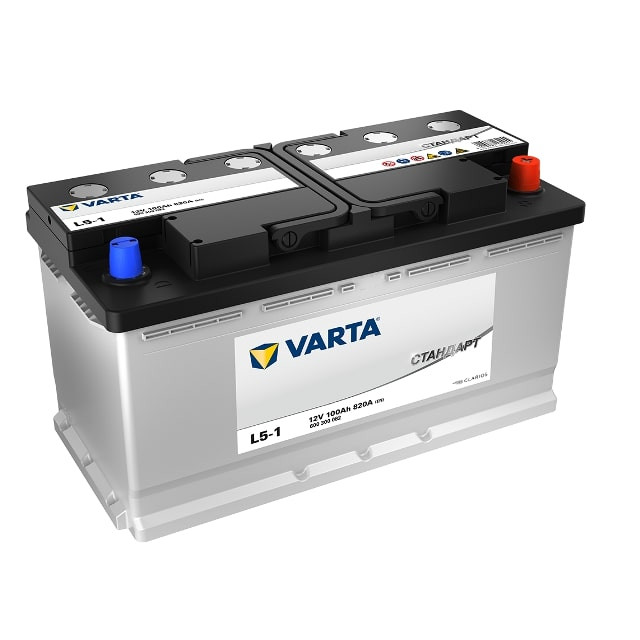 VARTA Стандарт 100e 6СТ-100.0 L5-1  VARTA Стандарт 600300082