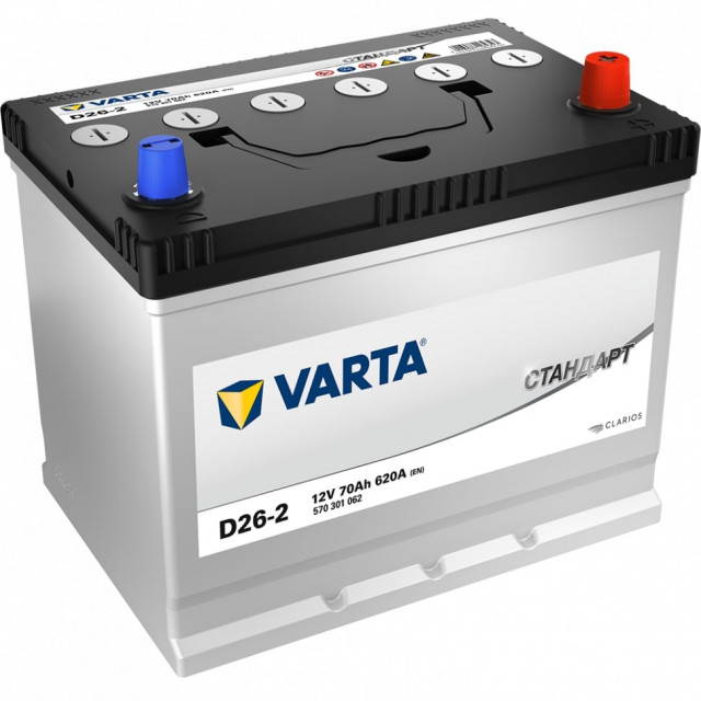 VARTA Стандарт 70e 6СТ-70.0 D26-2  VARTA Стандарт 570301062