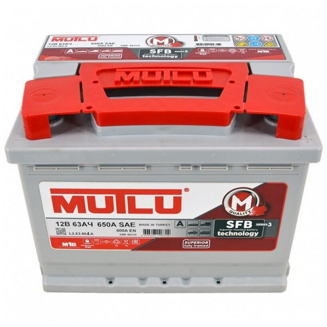 MUTLU 63 L2.63.064.B MUTLU -12V 63 Ah 640 (EN)